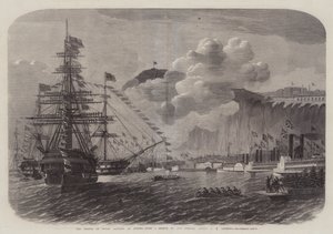 Prinsen af Wales lander i Quebec